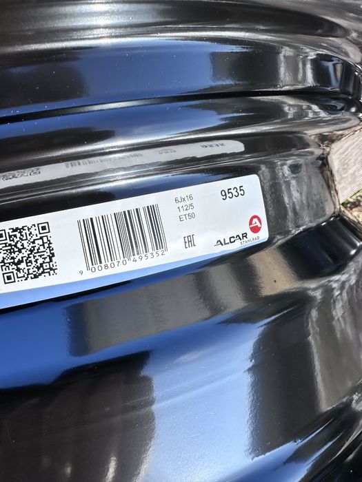 4xfelga stalowa 16” VW/AUDI/SKODA/SEAT (5x112 ET50) - nowe