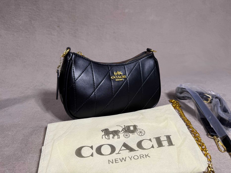 Сумка через плече COACH | класична жіноча сумочка КОУЧ у стильному та елегантному дизайні
