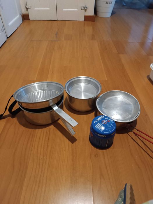 Tachos+gás para campismo