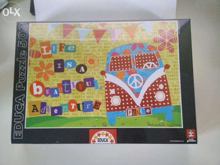 Puzzle Educa 500 Peças Volkswagem Pão de Forma - NOVO