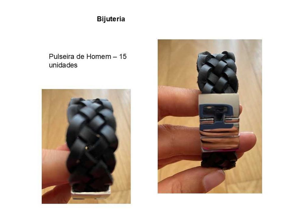 Revenda de 15 pulseiras de homem novas