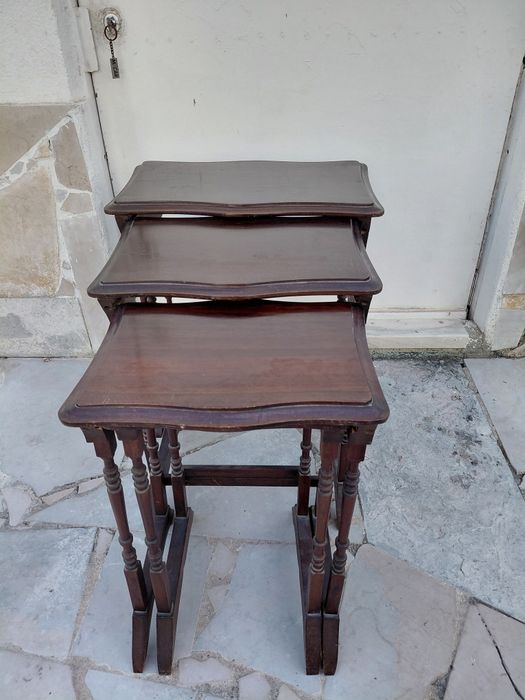 Mesa (4)Mãe  estilo Inglês em madeira maciça
