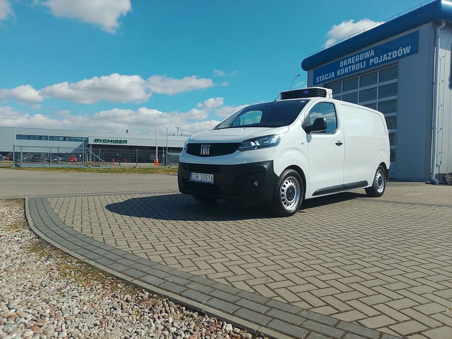 Fiat Scudo L2 Maxi Salon PL Izoterma Chłodnia Mroźnia minus 20st 220V na stoku 3os 2Eupal  Producent Chłodnia/Grzanie cena zimowa gwarancja finansowanie