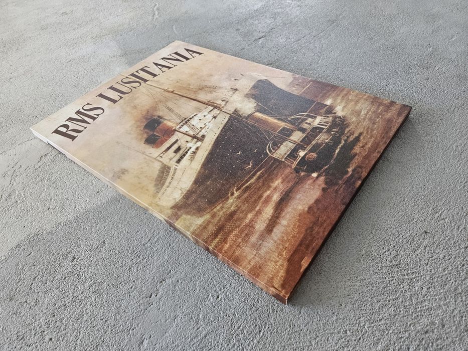 Quadro gravura RMS Lusitânia.