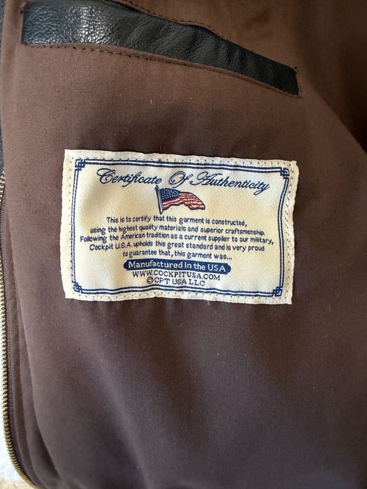 Шкіряна  куртка COCKPIT