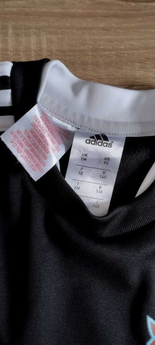 Bluza sportowa dla chłopca 140 czarna Adidas