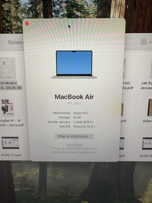 Macbook Air M2 8/256
