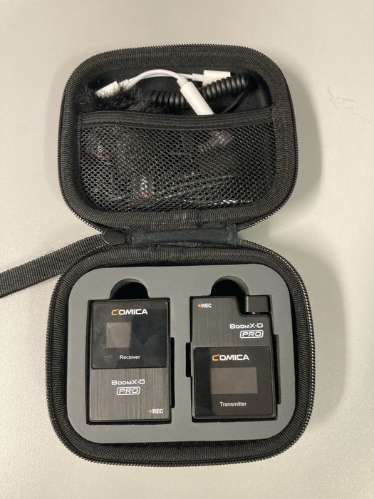 Microfone Lapela Sem Fio Comica BoomX-D Pro