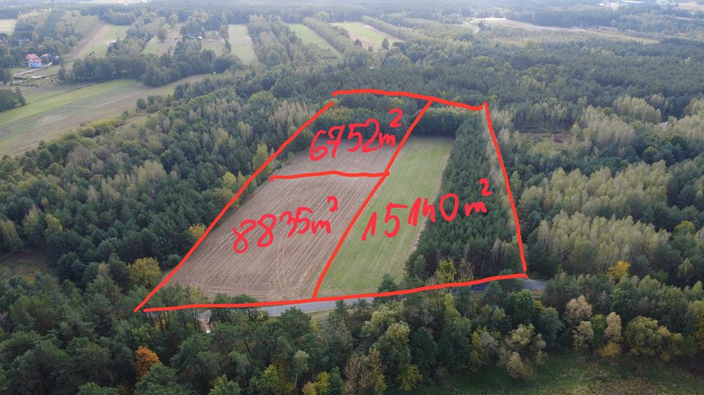 działka z MPZP - zabudowa zagrodowa, duża swoboda zabudowy - Widok 3