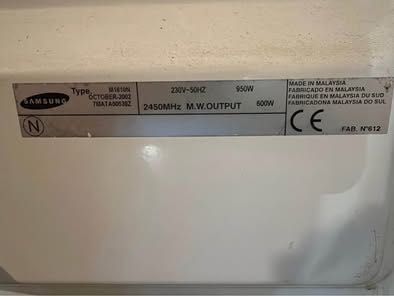 Microondas Samsung