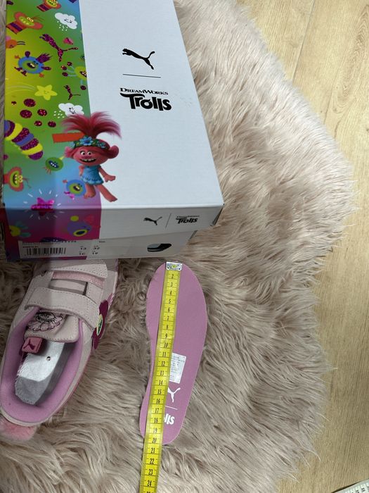 Кросівки кроссовки кеди оригінал для дівчинки Puma Trolls 32 розмір 20см