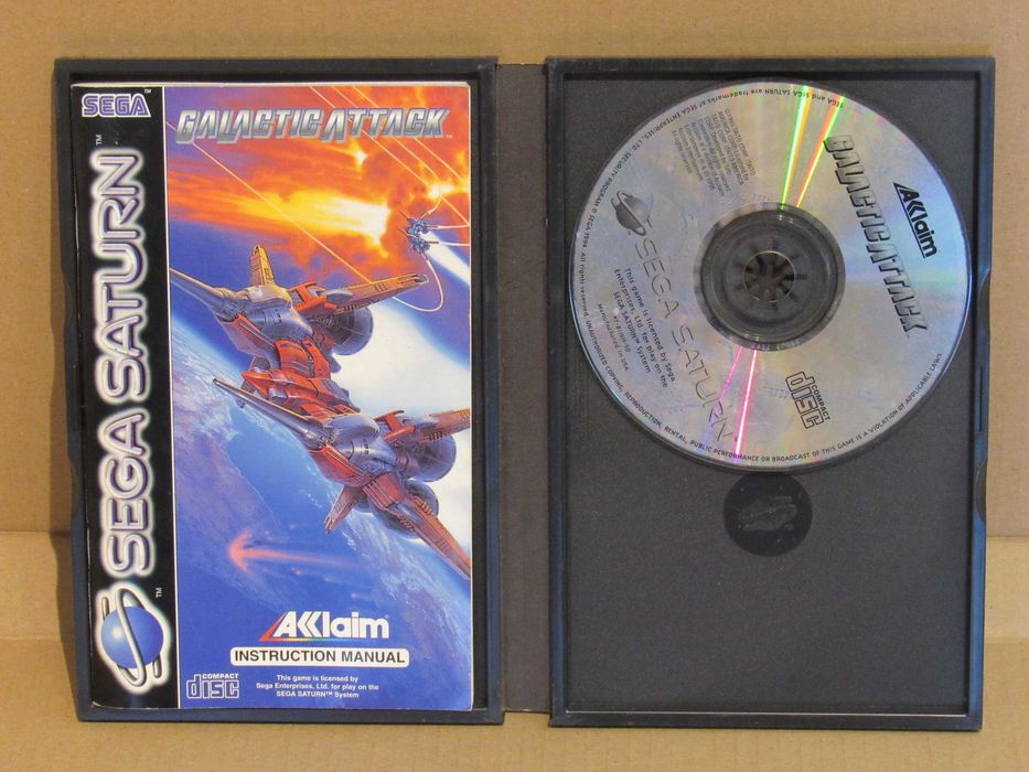 Jogo Sega Saturn Galactic Attack completo
