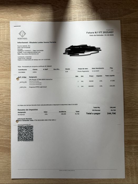 Ups phasak ottima 660VA