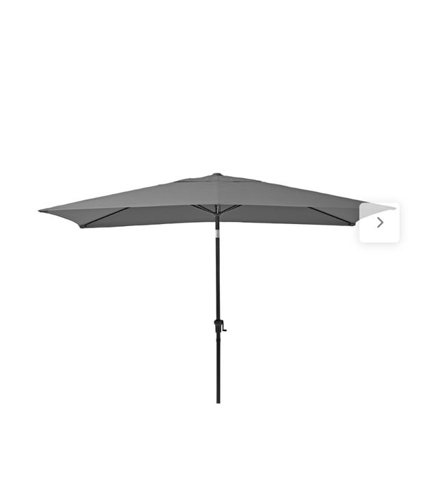 Chapéu de sol cinza escuro 200X300CM + base 29kg