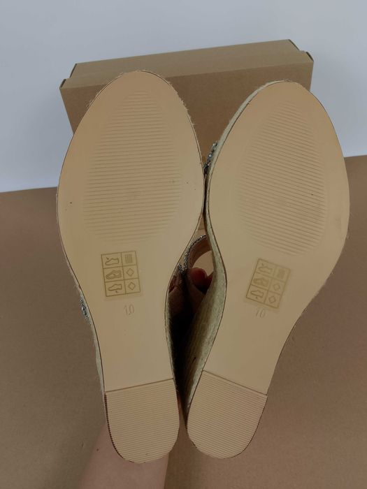 Steve Madden piękne klapki espadryle 41