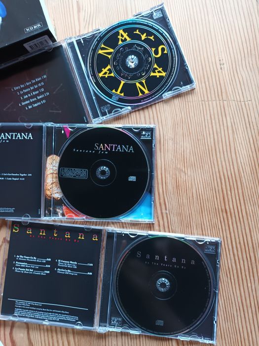 Conjunto 3 CD's Santana