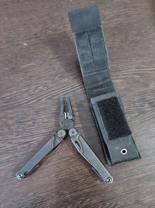 Мультитул Leatherman Wave Plus Black з кобурою