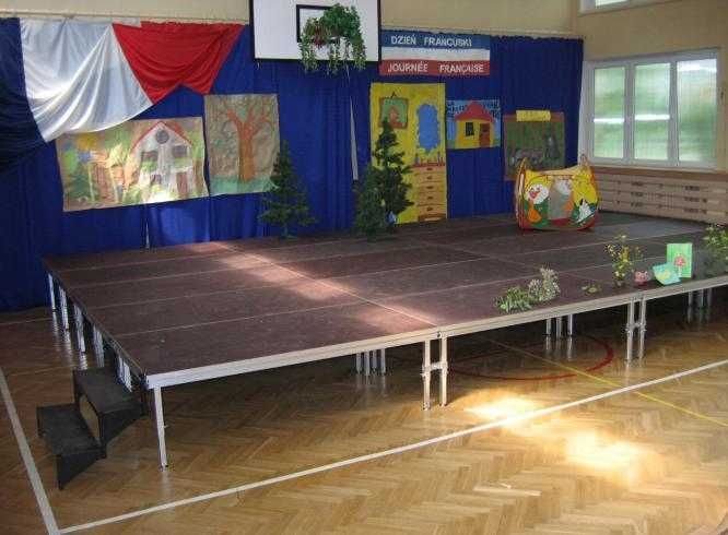 Scena 6x4m - 12 x Podest, Nogi regulowane 60-100cm, Faktura na przelew