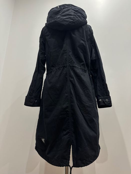 Куртка демісезонна жіноча подовжена KHUJO, XS (34-38), чорна