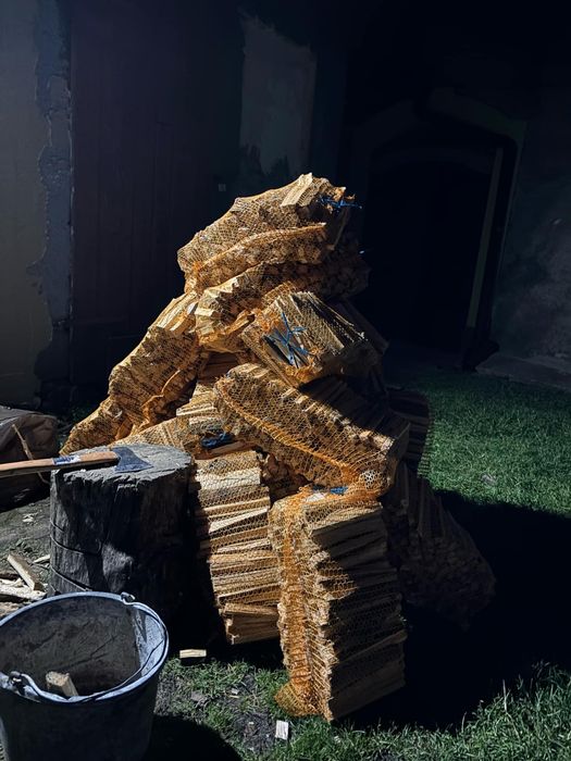 Drewno rozpałka 12 zł za worek