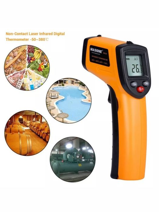Termómetro laser