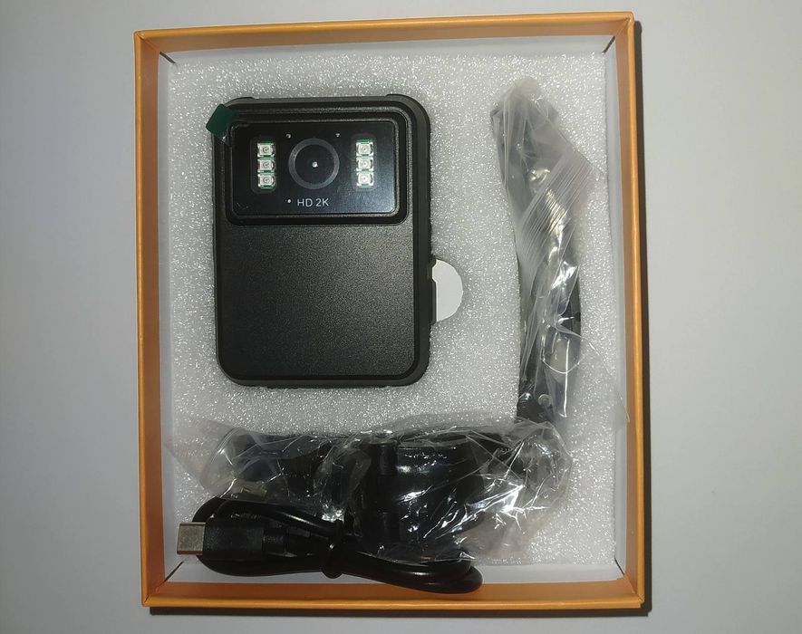 Боді камера 2-дюймовий сенсорний екран Нагрудна камера, велосипед