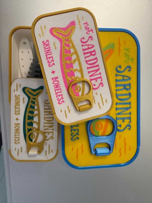 Porta‑Joias em Forma de Sardinha • Caixa Original • Arrumação de Joiasl • Colaresl • Brincosl • Anéis • Bijuteria