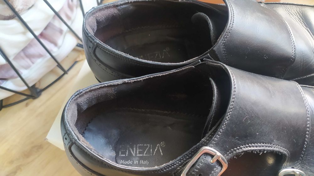 Venezia Vero Cuoio skórzane półbuty skóra naturalna 41/42 stan dobry