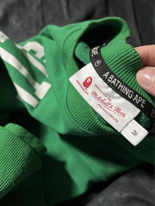 свитшот bape x celtics