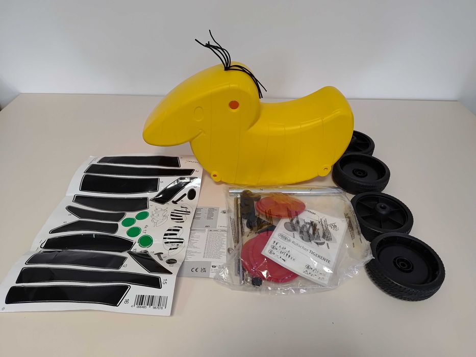 Jeździk odpychacz dla dzieci Rolly Toys tygrysek żółty/K