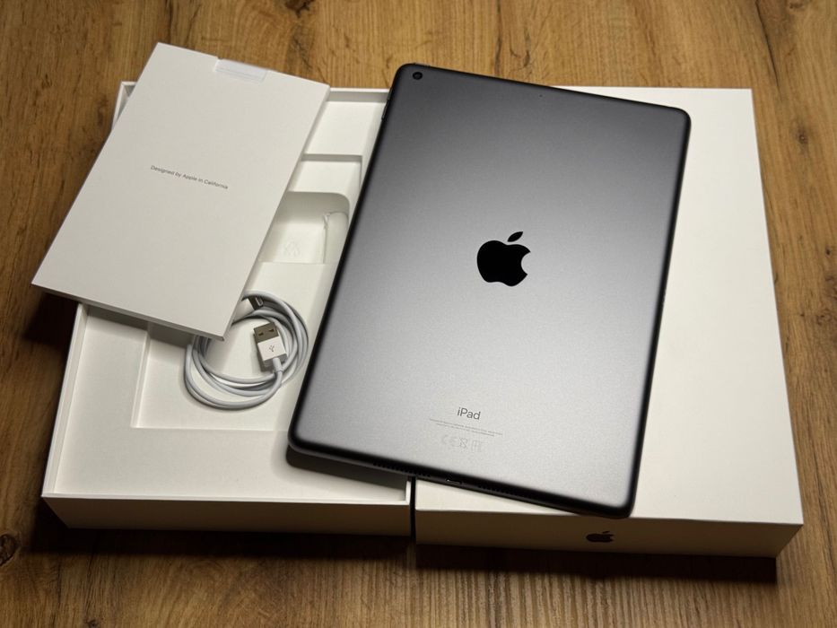 Apple iPad 9gen 10.2", 2021 - Space Grey Wifi - bardzo dobry - FV marża