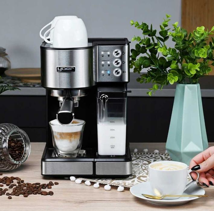 Nowy Yoer Nowy Ekspres Do Kawy Ciśnieniowy Automatyczny 20bar 1350W
