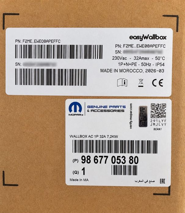 Wallbox Free2move easyWallbox 7,4 kW - Nova