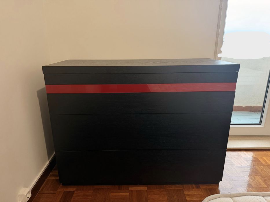 Cama Casal de Cor Preta