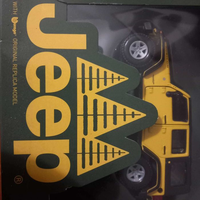 Gel de duche + JEEP Bburago 1/32 NOVO com 25% de desconto