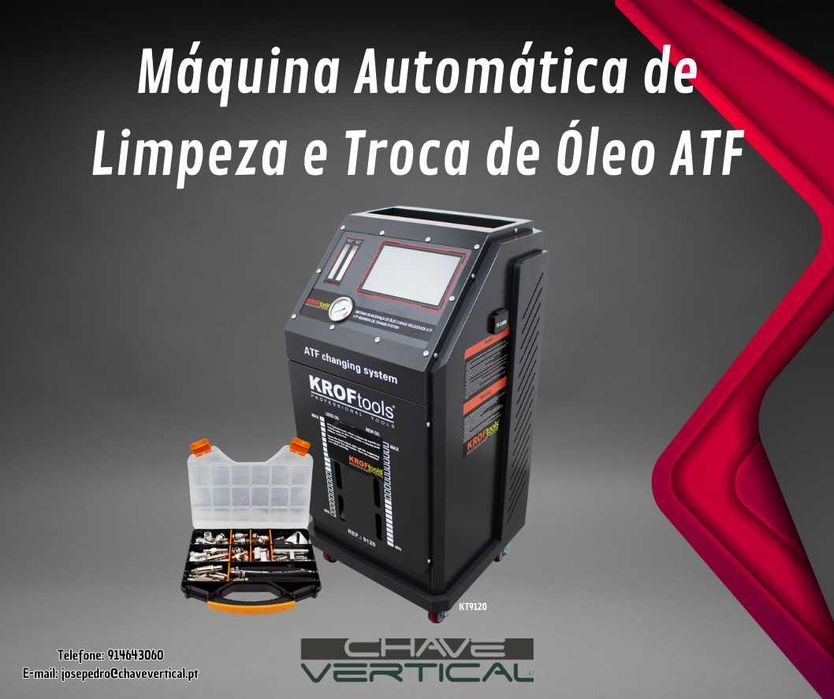 Máquina Automática de Limpeza e Troca de Óleo ATF JR19
