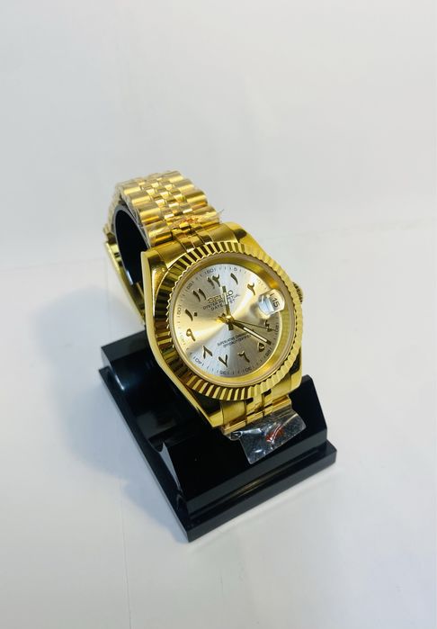 Zegarek automatyczny Seiko Mod datejust biało złoty arabic nh35!!