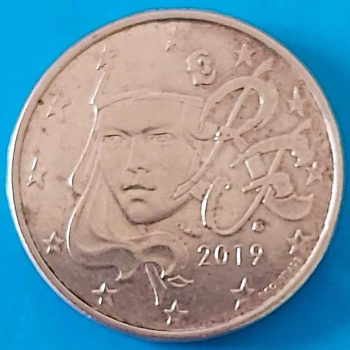 5 Cêntimos de 2019 de França, Mariana