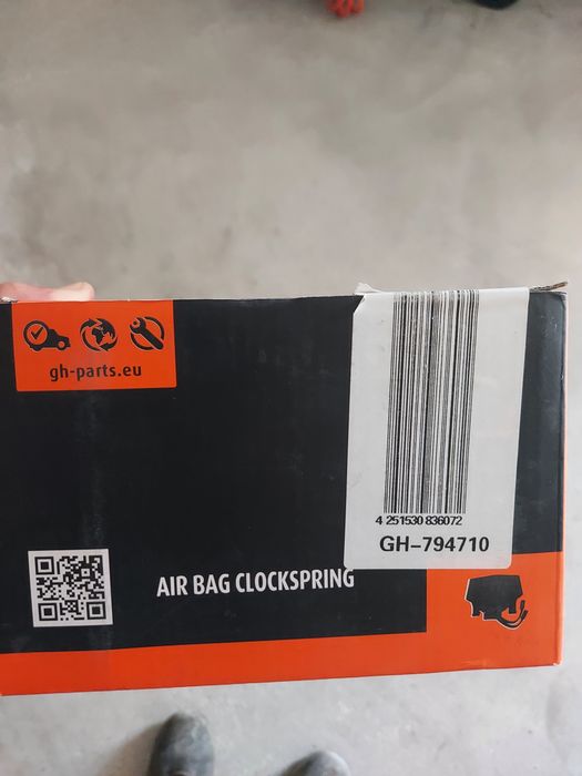 Mola de enrolamento/ fita airbag