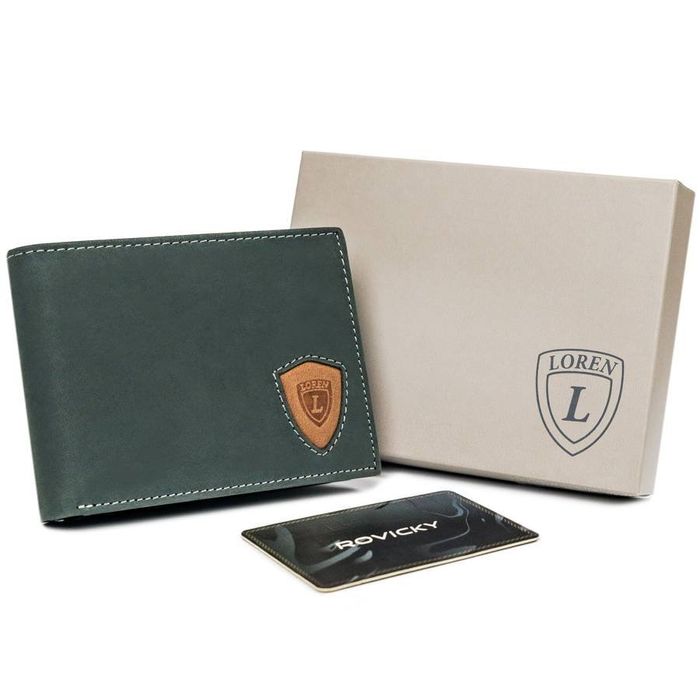 portfel skórzany rfid loren