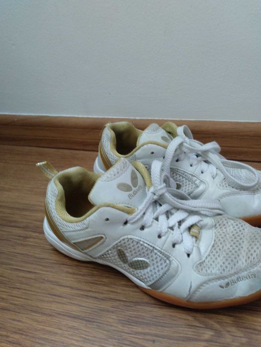 Buty Butterfly żółto-białe.R. 36