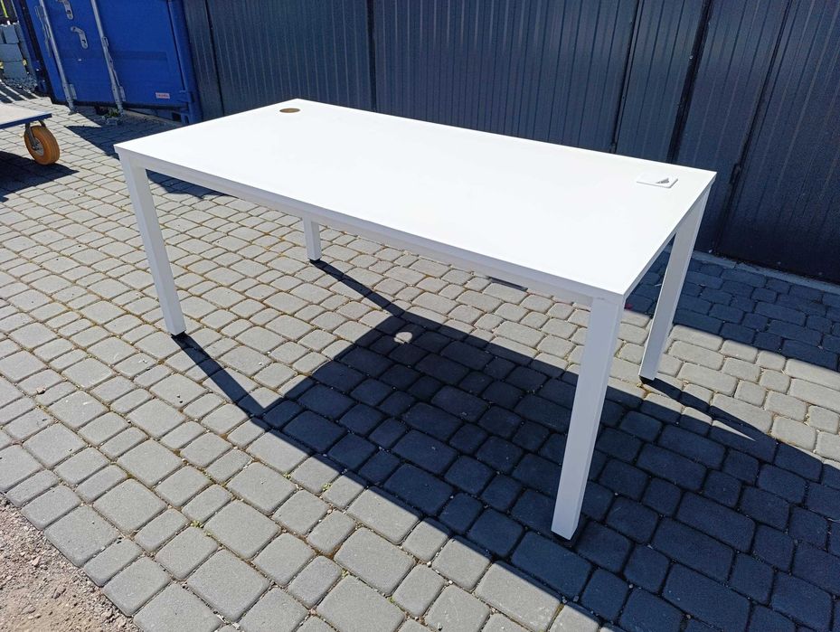 biurko stół biurowy biuro 160 80 białe