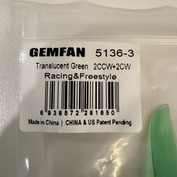 5.1" FPV Drone Propellers64586075123587121