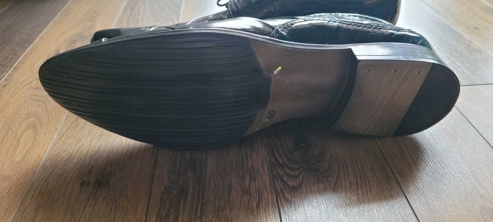 Pantofle męskie skóra naturalna Lukas roz. 45