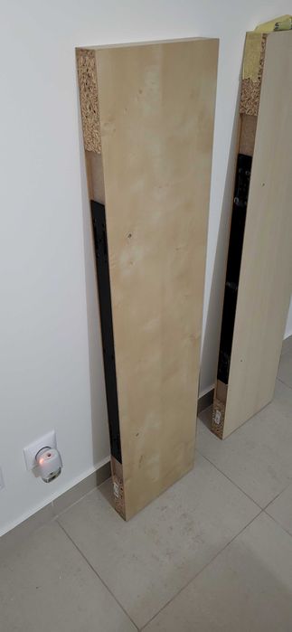Estante de parede, ef carvalho c/velatura pinho, 110x26 cm