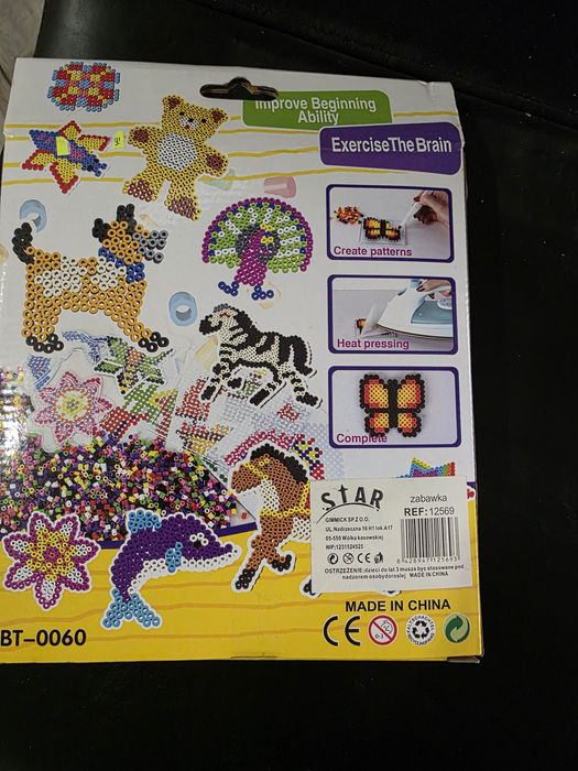 Zestaw koralików prasowanka