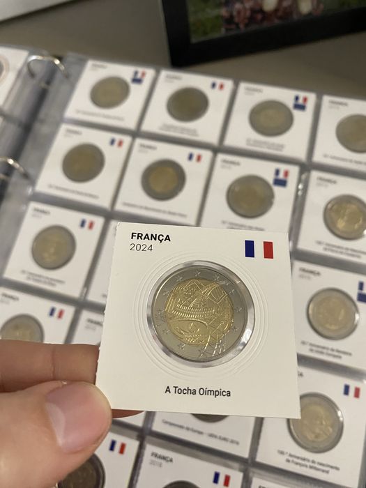 Alveolos autocolantes personalizados - coleção numismatica 2€