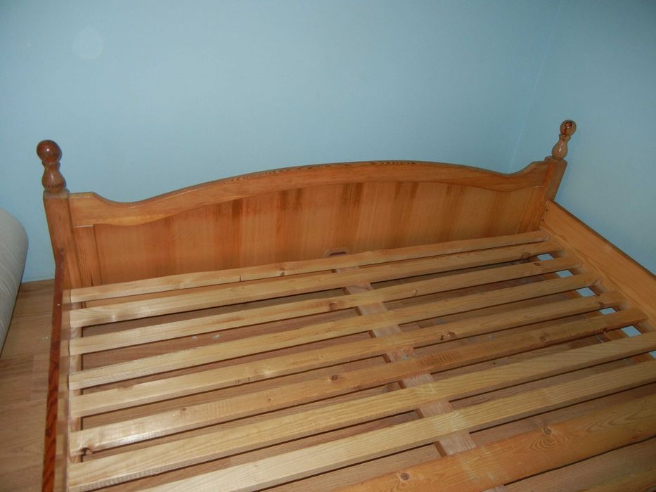 łoże łóżko małżeńskie 180x200 lite drewno dębowe?