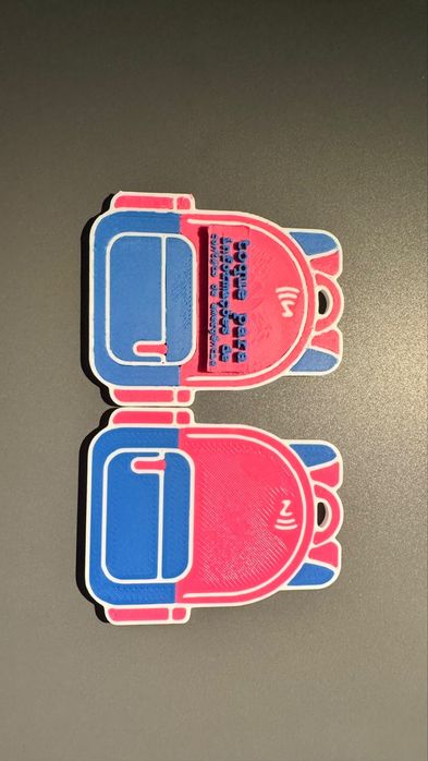 Chaveiro personalizado com NFC, perfeito para crianças na escola!