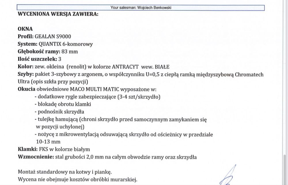 Stolarka okienna -okno